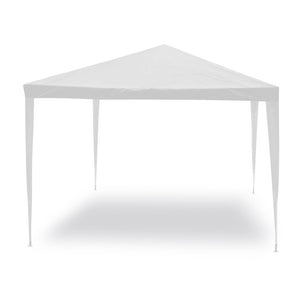 Gazebo Struttura in Acciaio Tessuto Bianco 3x4 metri