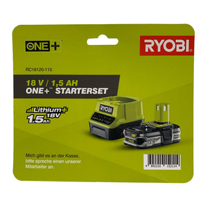 Rc18120-115-Kit Energia Batteria E Caricabatteria Veloce Da 1,5Ah 18V-Ryobi