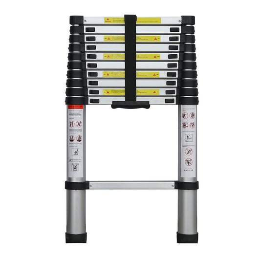 Scala Telescopica Estensibile Salvaspazio 10 Gradini Altezza Max 320 cm