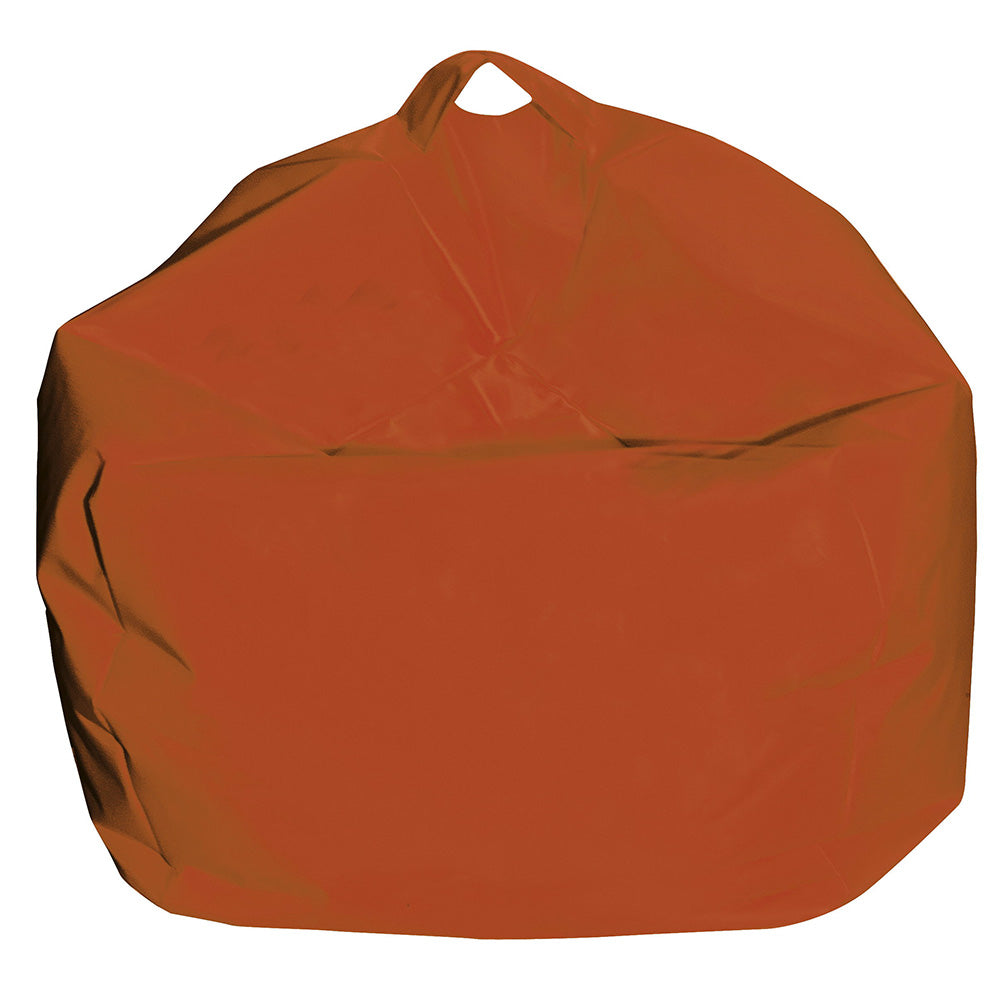 Poltrona a Sacco Pouf Comodone in Nylon Arancio Fadi