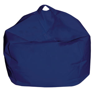 Poltrona a Sacco Pouf Comodone in Nylon Blu Fadi