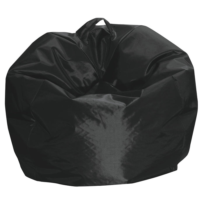 Poltrona a Sacco Pouf Comodone in Nylon Nero Fadi