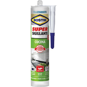 Silicone super sigillante cucina bostik trasparente ml 300 (2 pezzi) Bostik 