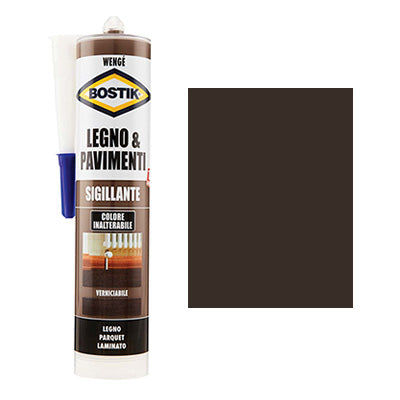 Silicone acrilico legno pavimenti bostik wenge ml 300 (3 pezzi) Bostik 