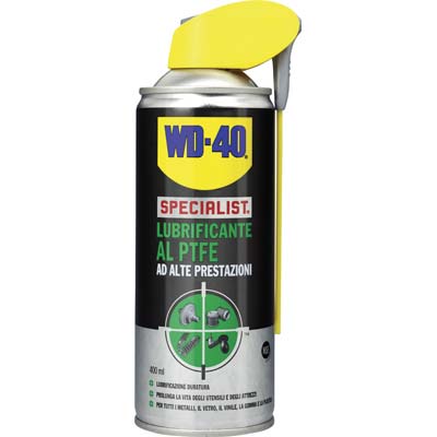 Lubrificante ptfe spray wd-40 specialist alte prestazioni ml 400 (2 pezzi) Wd-40