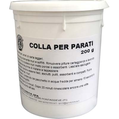 Colla x parati gr 200 (12 pezzi) 