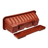 Vaso fioriera balconetta raccoglitore 50x18x16 plastica terracotta fiori piante