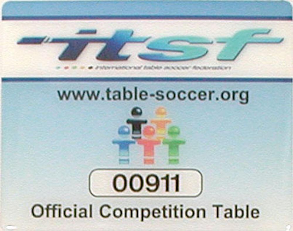 Calciobalilla in Mdf con Aste Uscenti e Campo Gioco Lungo Garlando Master Champion Itsf