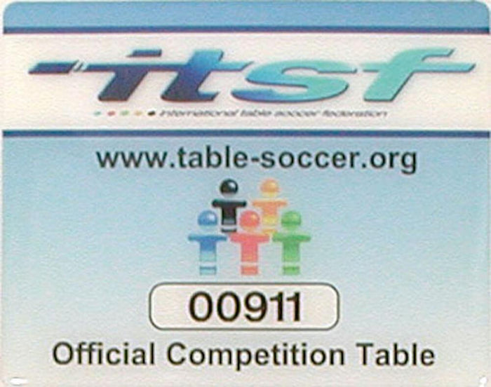 Calciobalilla in Mdf con Aste Uscenti e Campo Gioco Lungo Garlando Master Champion Itsf