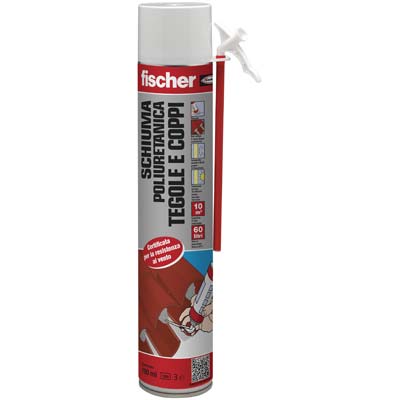 Schiuma poliuretanica coppi e tegole fischer manuale ml 750 (12 pezzi) Fischer 