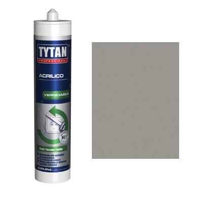 Silicone acrilico tytan grigio verniciabile ml 300 (24 pezzi) Tytan