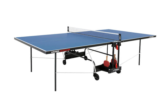 Tavolo da Pin Pong con Piano Blu per Esterno Stiga Winner Outdoor