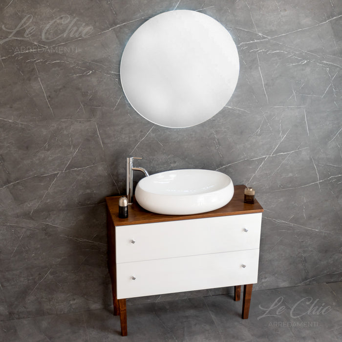 Mobile bagno moderno con lavabo - 80x46