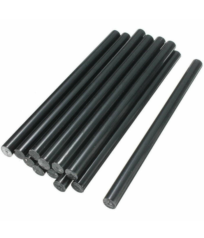 84 Stick Colla A Caldo Nera Ricarica Per Pistola Lungo 18 Cm Diametro 7 Mm         