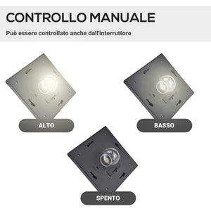 Easycomfort Lampada da Giardino Solare 3 LED Lampada da Terra Esterno Classico IP44 51.5×47×182.5cm