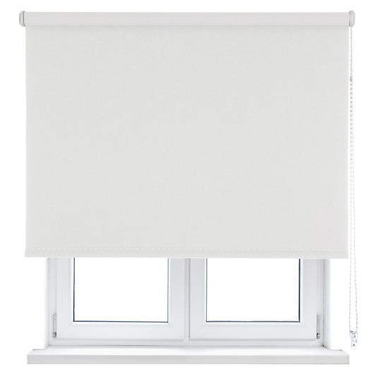 Tenda a rullo opaca termica/oscurante 135 X 190 cm colore bianco, Made in Europe