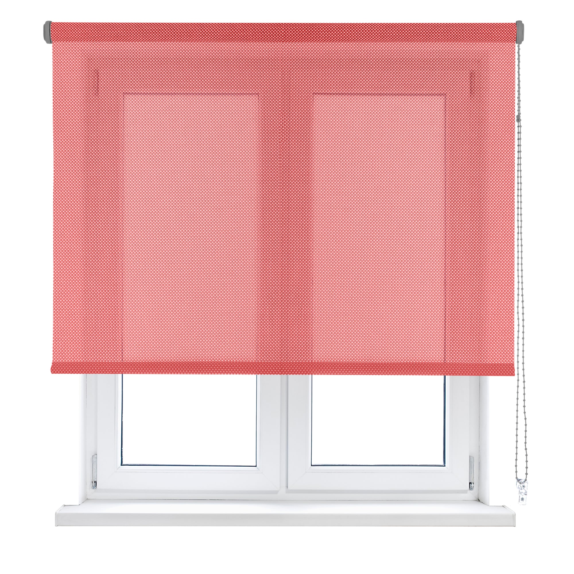 Tenda a rullo Screen  10% Grado di apertura argento e rosso 90 x 250 cm - Made in Europe