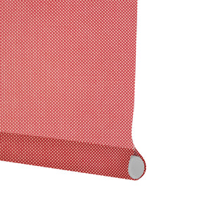 Tenda a rullo Screen  10% Grado di apertura argento e rosso 120 x 250 cm - Made in Europe