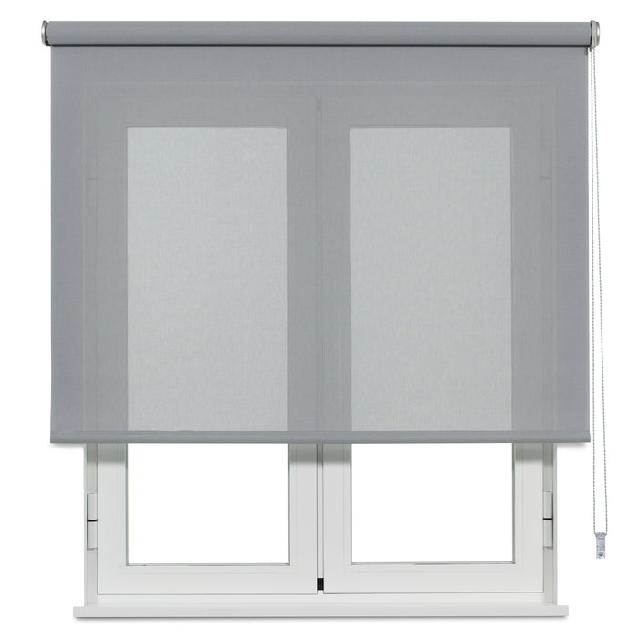 Tenda a rullo Screen  10% Grado di apertura 165 x 190 cm colore grigio perla, Made in Europe