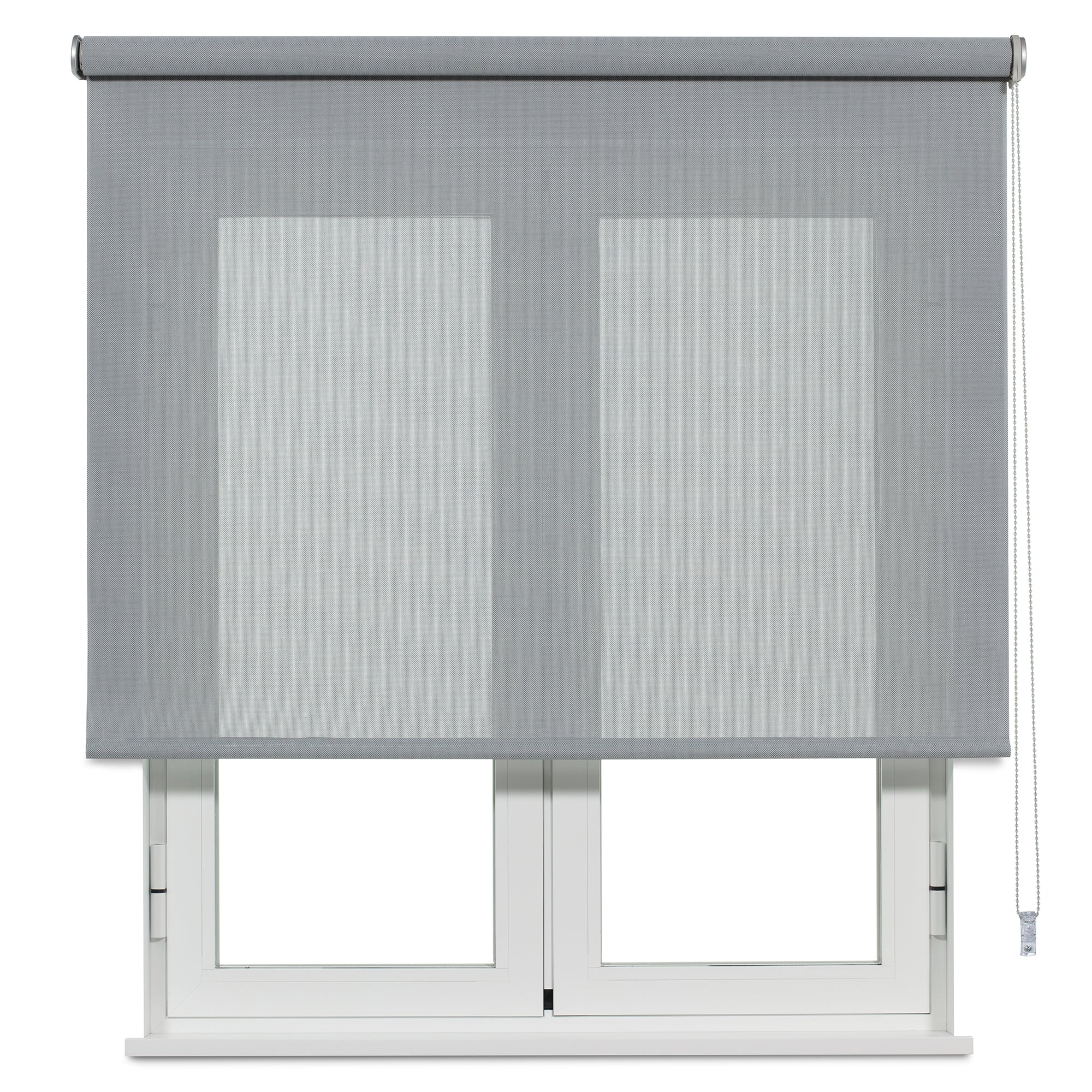 Tenda a rullo Screen  10% Grado di apertura 75 x 190 cm colore grigio perla, Made in Europe