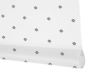 Tenda a rullo Twist Printed 90 X 250cm colore Bianco e Nero, Made in Europe