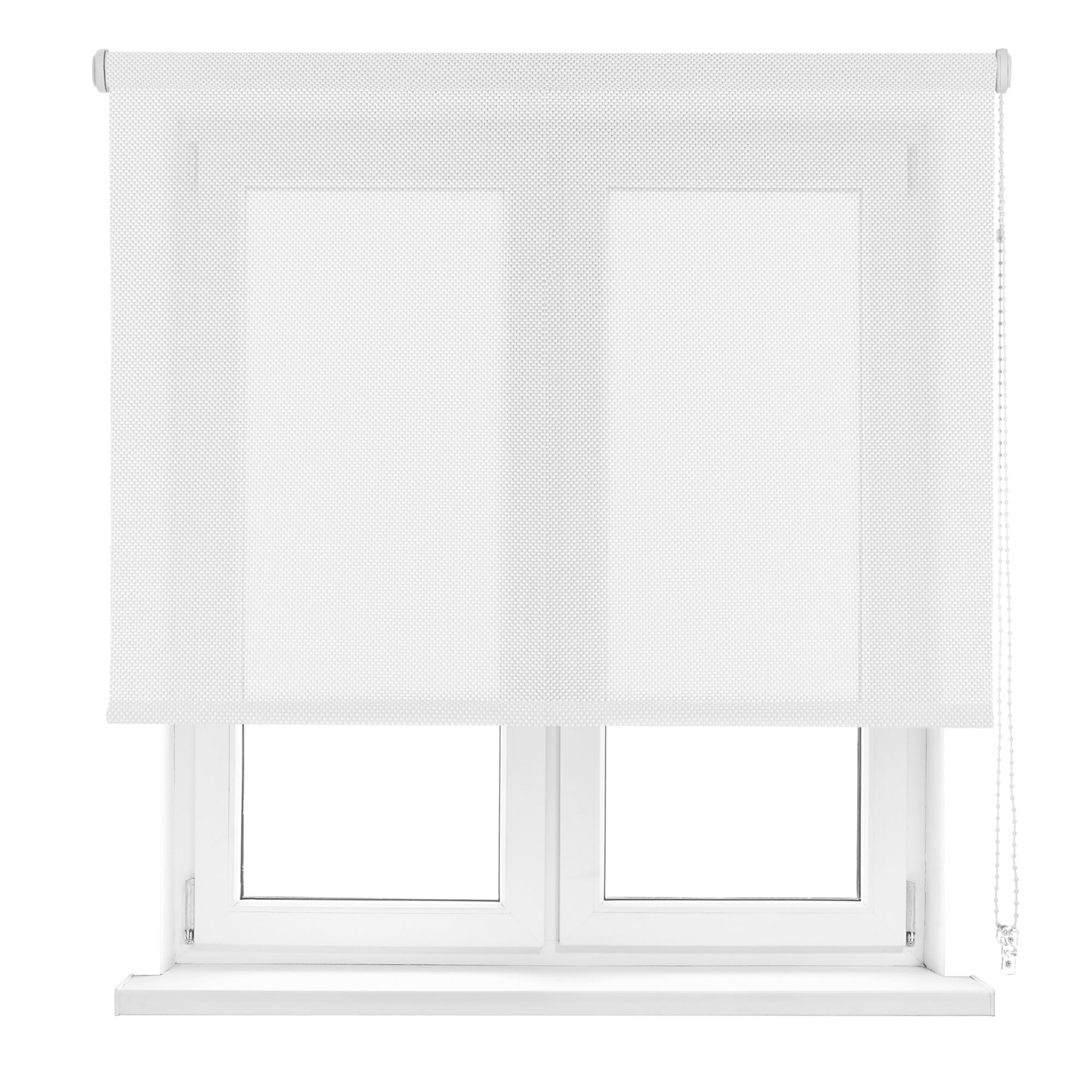 Tenda a rullo Screen  5% Grado di apertura 135 x 190 cm colore bianco, Made in Europe