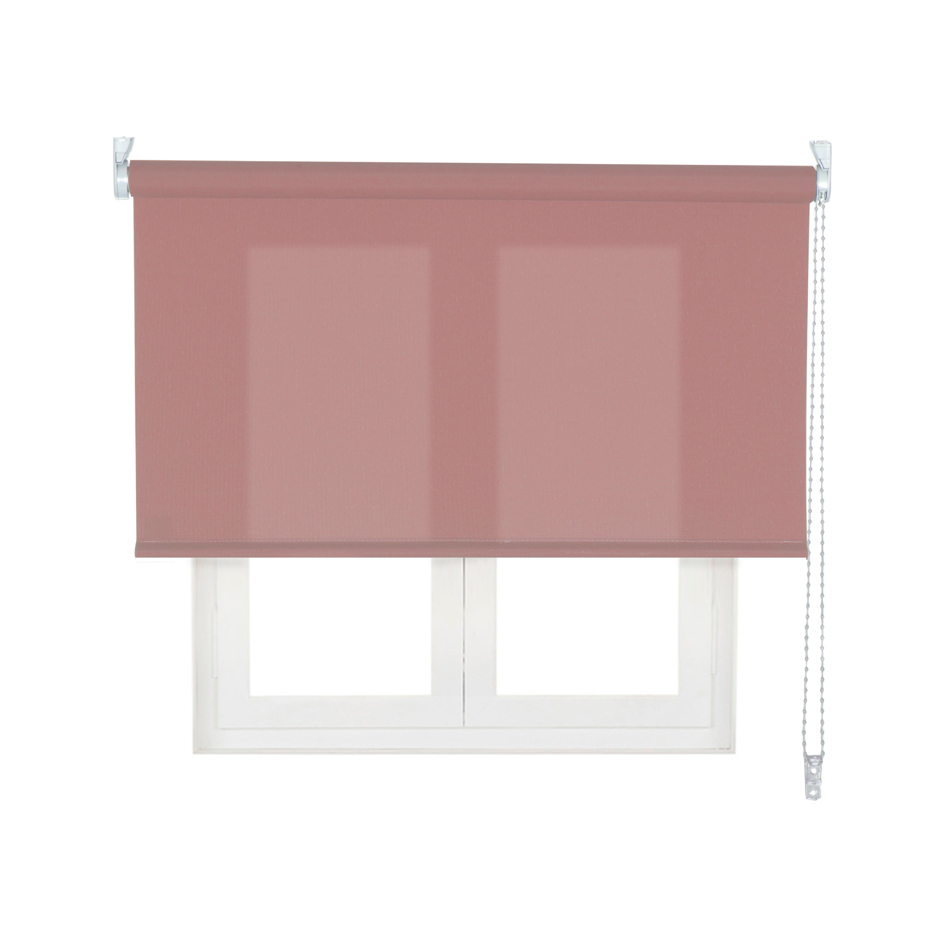 Tenda a rullo traslucida L2000 90 X 250cm colore Rosa antico, Made in Europe