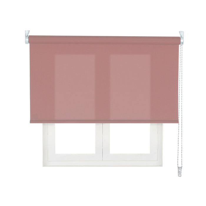 Tenda a rullo traslucida L2000 90 X 250cm colore Rosa antico, Made in Europe