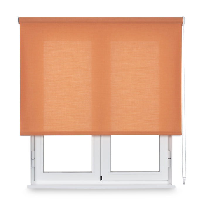 Tenda a rullo traslucida Traslucida Trevira 150 X 190cm colore arancione, Made in Europe