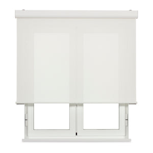 Tenda a rullo a molla con cassetto Screen apertura 10% 135 X 190cm colore bianco, Made in Europe