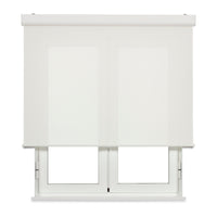 Tenda a rullo a molla con cassetto Screen apertura 10% 90 X 190cm colore bianco, Made in Europe