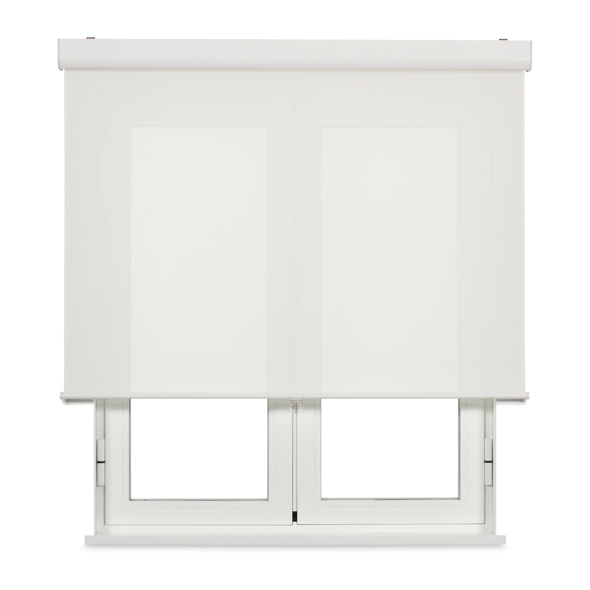 Tenda a rullo a molla con cassetto Screen apertura 10% 90 X 190cm colore bianco, Made in Europe