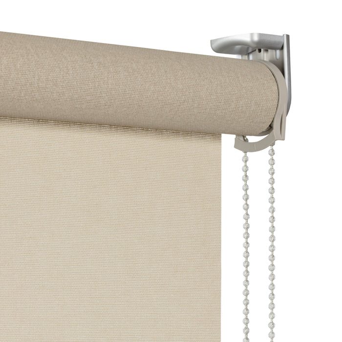 Tenda a rullo traslucida Cotone (Cotone riciclato) Beige 90 X 250cm - Made in Europe