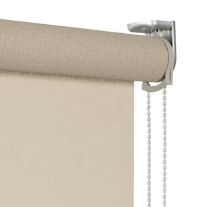 Tenda a rullo traslucida Cotone (Cotone riciclato) Beige 220 X 250cm - Made in Europe