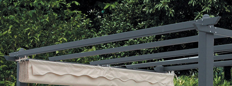 trave ricambio per pergola mm.30x50x284cm. con fune 8428