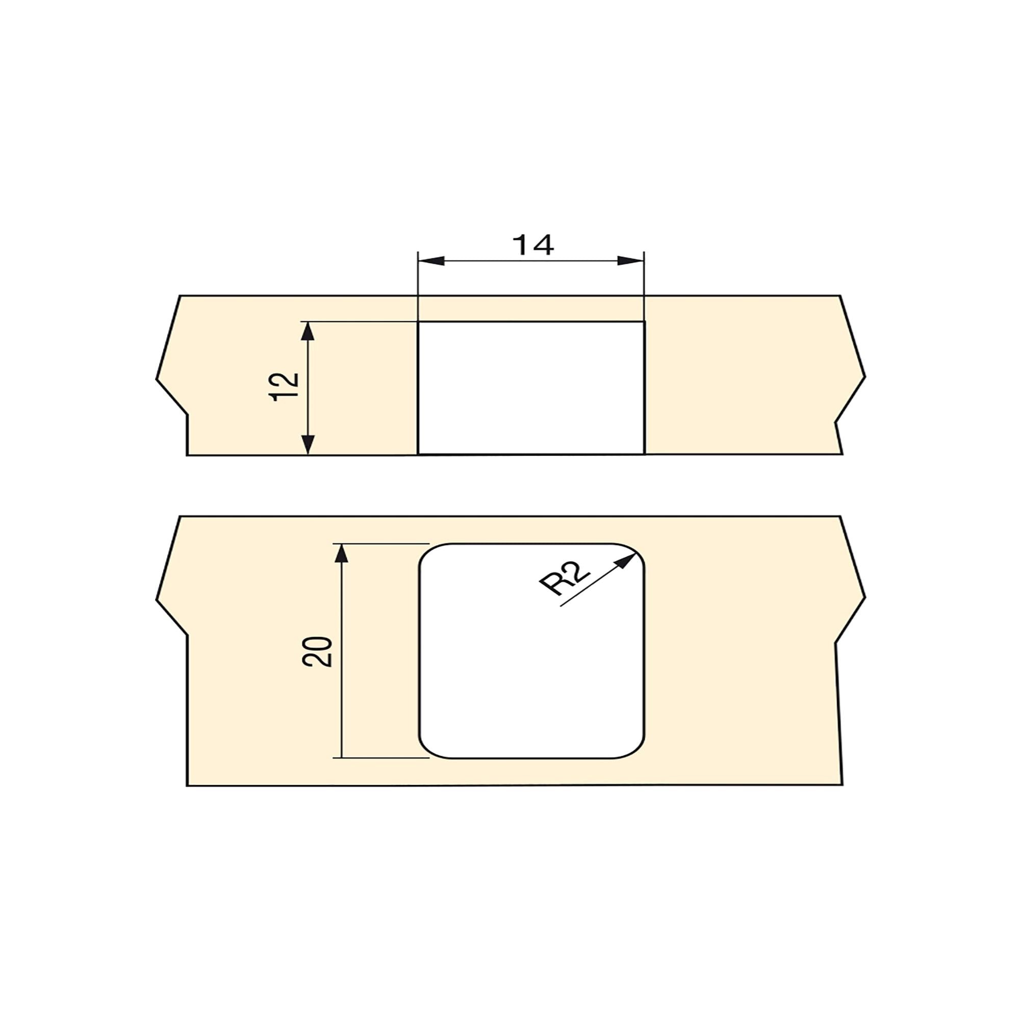 Emuca Rotelle per piano girevole, D. 13 mm, Acciaio e Plastica, 20 u.