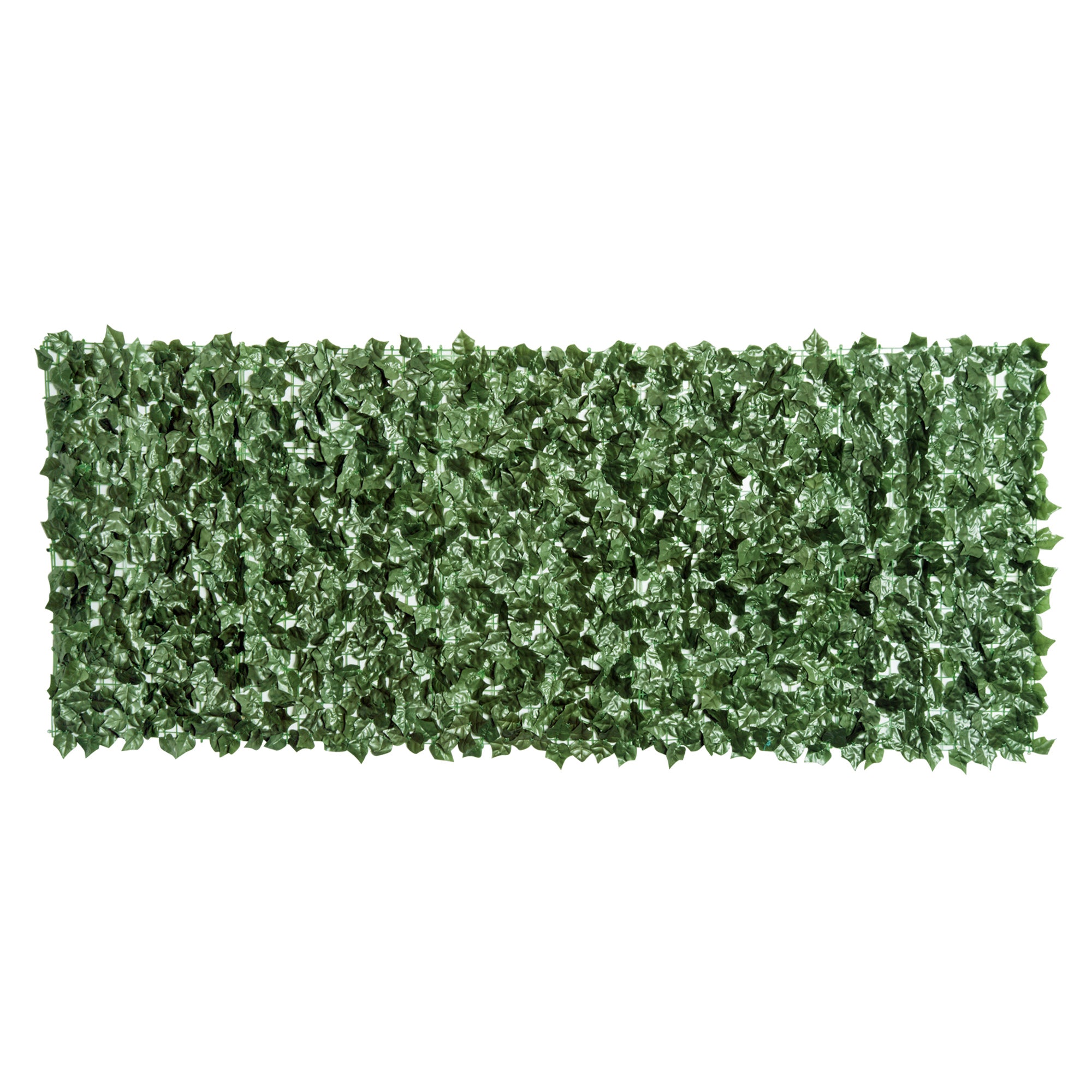 EasyComfort Rotolo di Siepe Artificiale per Balcone e Giardino in PE Anti-UV, Siepe Finta con Foglie Verde Scuro 240x100cm