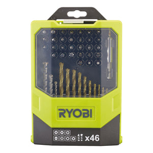 Rak46Mix-Kit 46 Pezzi Per L'Avvitatura E Foratura E Porta Inserto Magnetico 60Mm-Ryobi