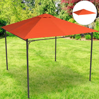 EasyComfort Tetto di Ricambio per Gazebo 3x3m in Poliestere Impermeabile Anti-UV, Arancione