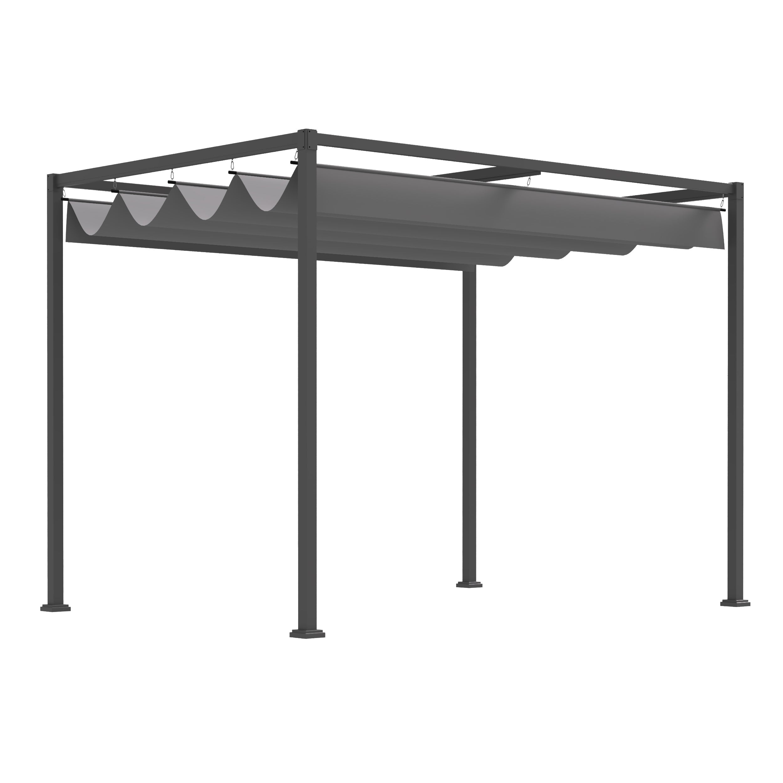 Pergola da Giardino 298x213x222 cm Telo Scorrevole  Hype