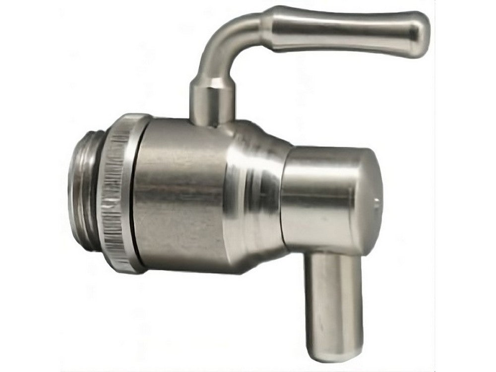 rubinetto per bidoni olio inox a leva salvagoccia e ghiera mis. 1 vit54281