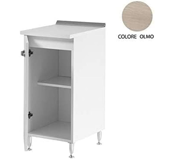 Mobile Mobiletto Base Per Cucina Componibile In Legno Colore Olmo 40x50x85 cm