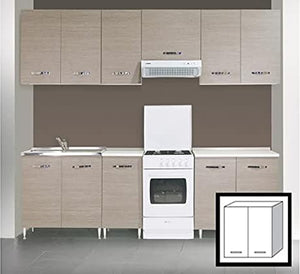 Mobile Mobiletto Base Per Cucina Componibile In Legno Colore Olmo 40x50x85 cm