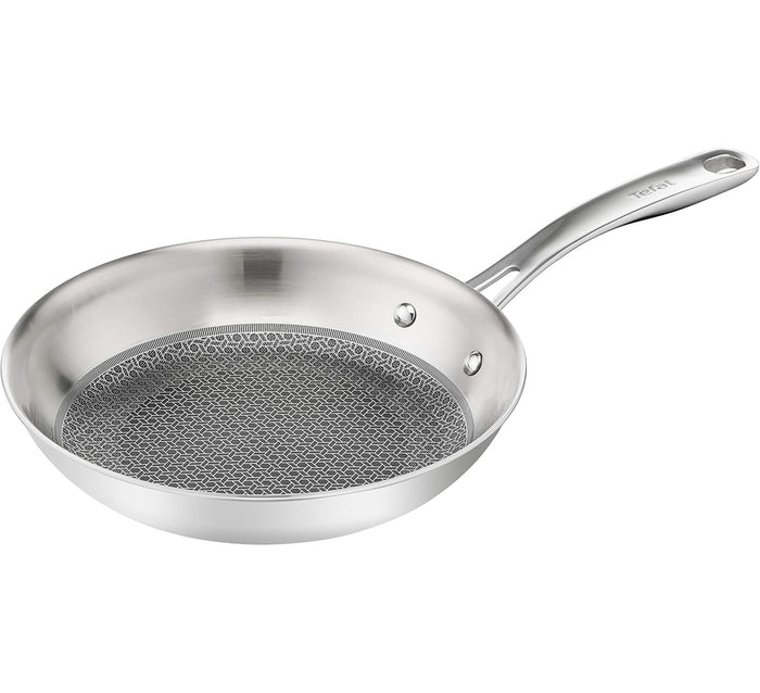 TEFAL Eternal Mesh E49706 Padella 28cm Antiaderente Wok per Tutti i Piani Cottura