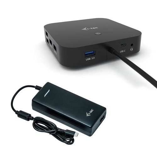 I-tec usb-c dual display docking station with power delivery 100 w + universal charger 100 w - C31DUALDPDOCKPD100W