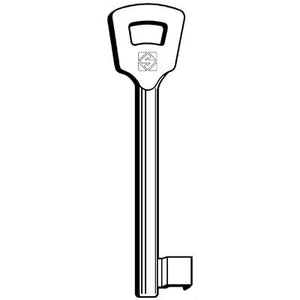 Chiave patent 9nfhl silca zama nichelata satinata (5 pezzi) Silca 