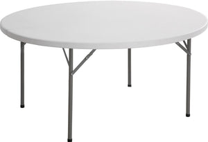 Tavolo Catering Rotondo Pieghevole Ø154 cm Tosini Bianco CZ154