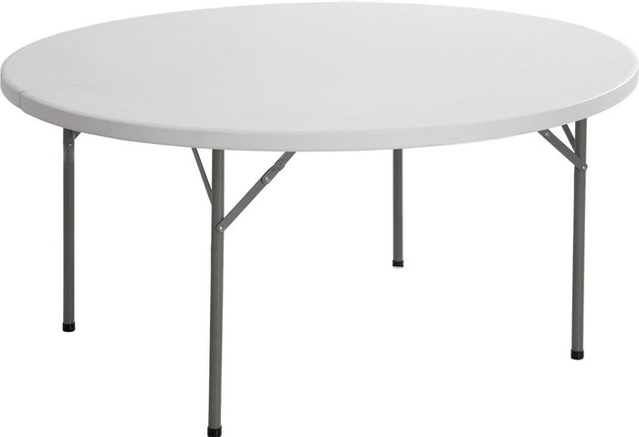 Tavolo Catering Rotondo Pieghevole Ø154 cm Tosini Bianco CZ154