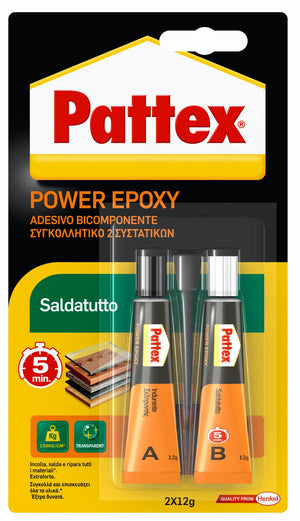 PATTEX SALDATUTTO BICOMPONENTE TUBETTI GR 24 HENKEL ITALIA PZ 6,0