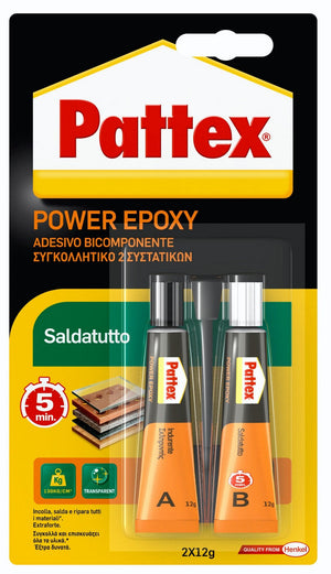 6pz pattex saldatutto power epoxy bicomponente 24 g 86346